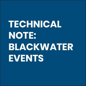 AUGUST 2020 - TECHNICAL NOTE: BLACKWATER EVENTS 