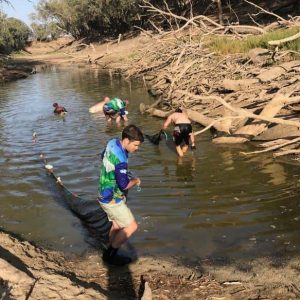 Timely Fish Rescue By OzFish Volunteers