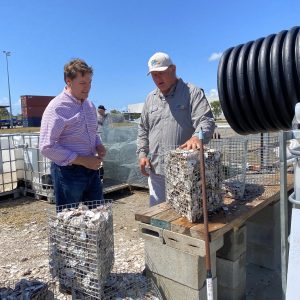 3 OCTOBER 2020 | New oyster washer to triple Moreton Bay shell recycling