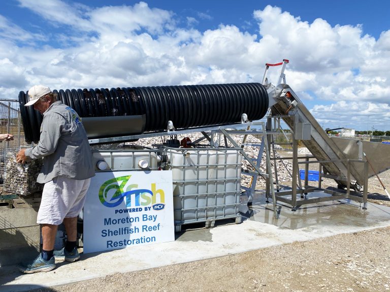 New oyster washer to triple Moreton Bay shell recycling
