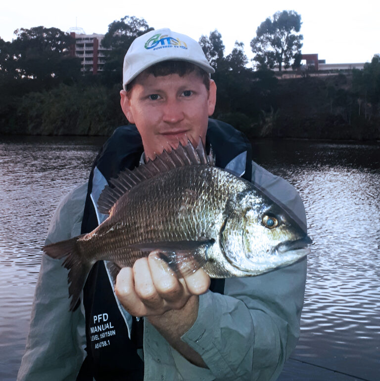 Dom celebrates World Earth Day with a black bream king