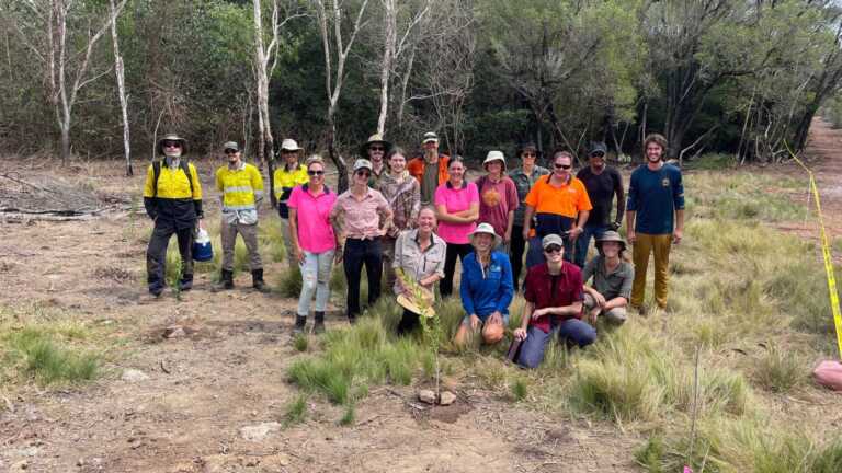 Students make significant impact by giving Darwin creek a makeover with new vegetation 